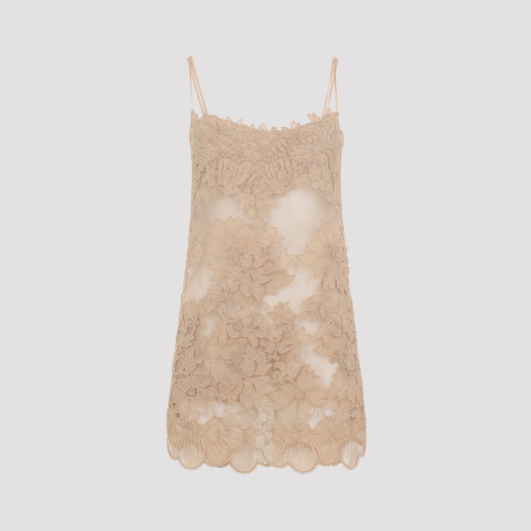 Ermanno Scervino Mini dresses - Nude & Neutrals | dd9d60f0912a8ebfe5e94024bf01083e0ad13fab