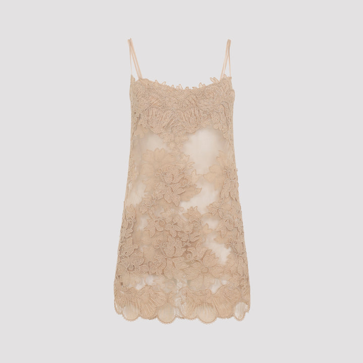 Ermanno Scervino Mini dresses - Nude & Neutrals | dd9d60f0912a8ebfe5e94024bf01083e0ad13fab