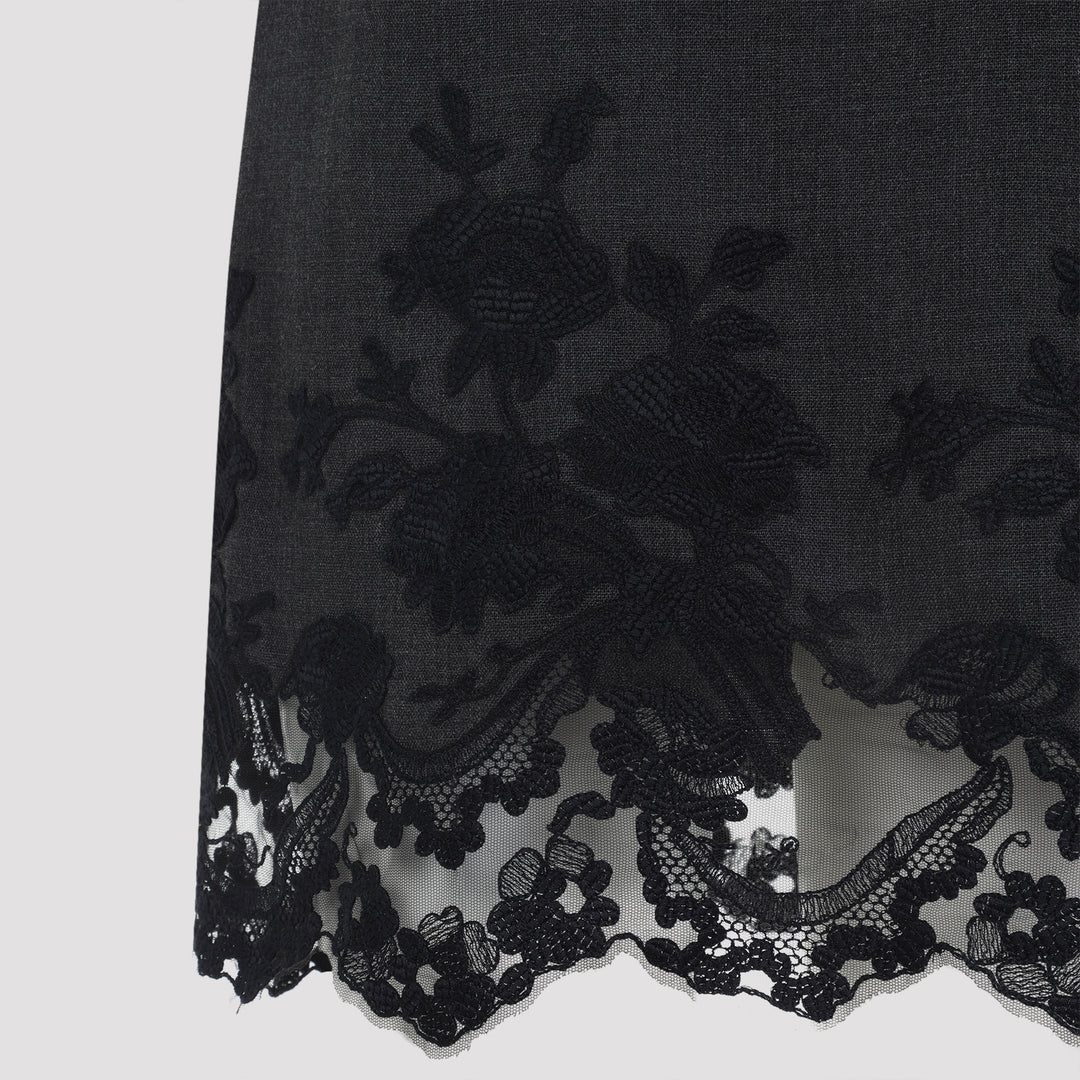 Ermanno Scervino Mini dresses - Grey | d4bf61b70215ebbadb1689664dc96fdf6ecb74a9