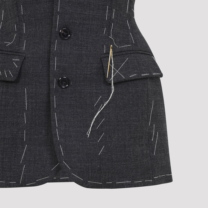 Moschino Gilet - Grey | f1cff36054265078f85c887aec8fd1d7e04e9d39