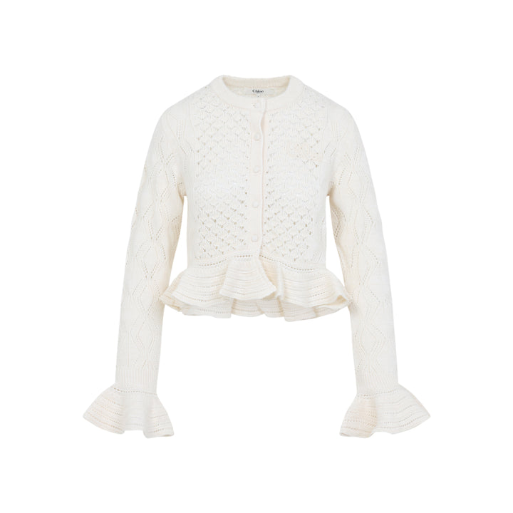 Chloe Cardigan - White | 63f97316824a29b270682bcd3f0d8dac58e78eed