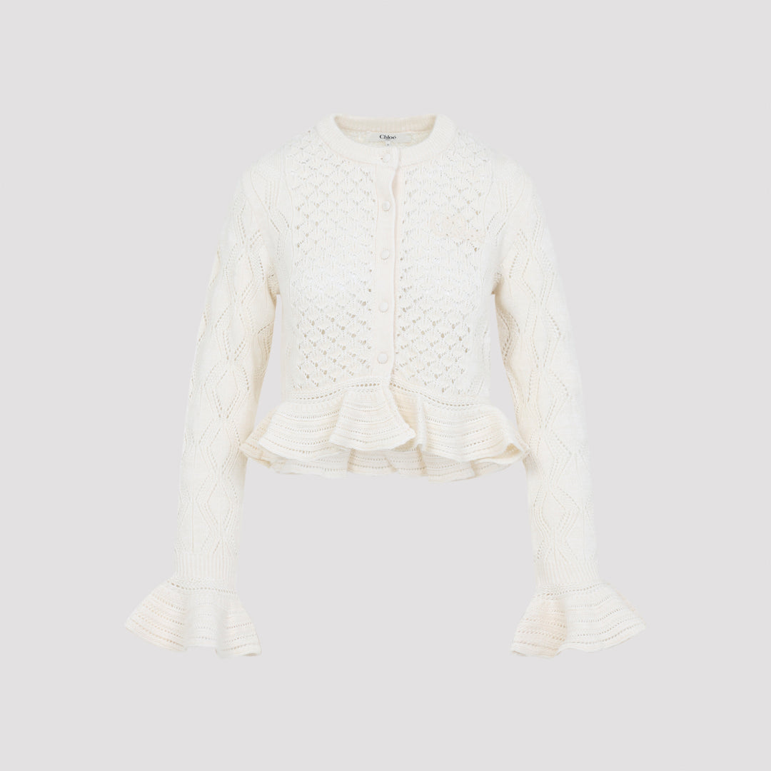 Chloe Cardigan - White | 1a0f89de23b7bf929003e0cfd146865524204192