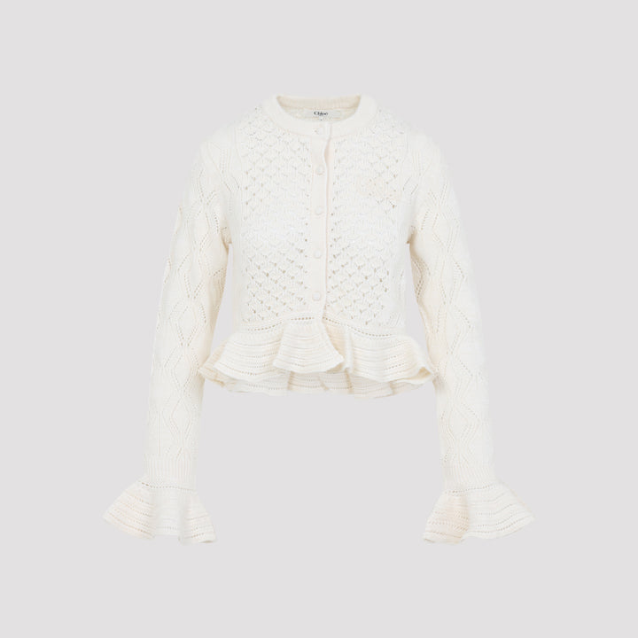 Chloe Cardigan - White | 1a0f89de23b7bf929003e0cfd146865524204192