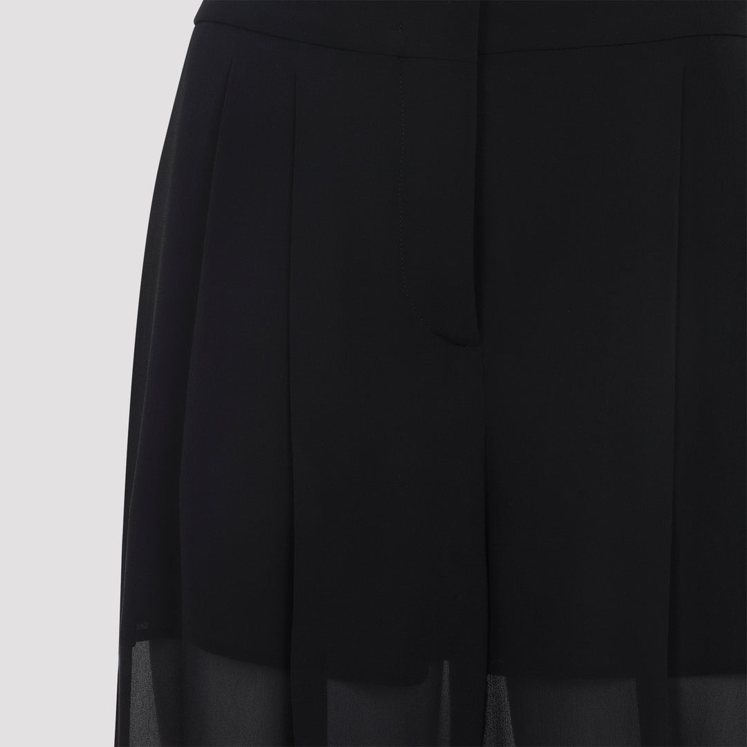 Alberta Ferretti Regular & straight leg - Black | 016b827c3957e0d9f60359294b4b1552228345b0