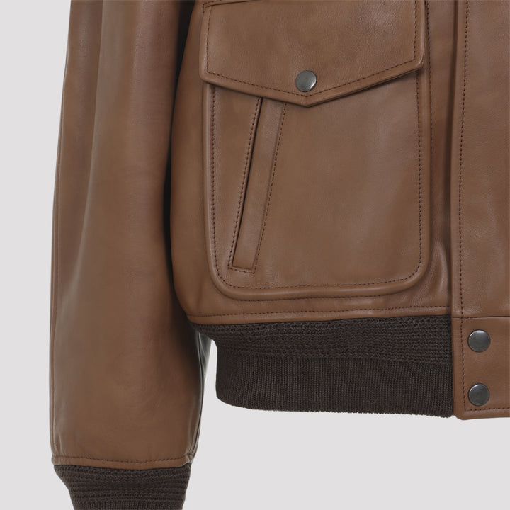 Saint Laurent Jackets - Brown | 7217c93beeef1650f6a867f86a521fc350aec56a