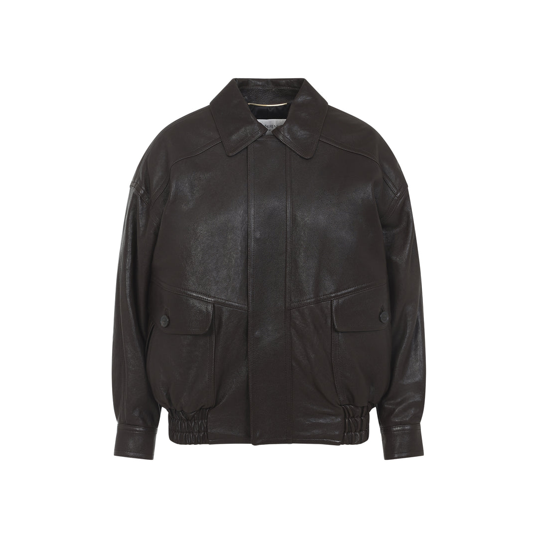 Saint Laurent Bomber jackets - Brown | 015b5984345f9263888259751896b6c56f3b560f