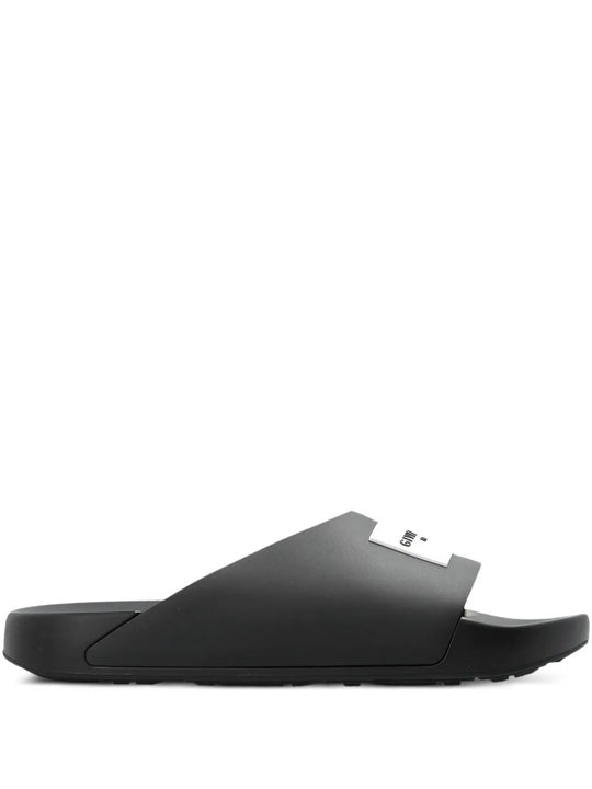 Label Rubber Flat Mules