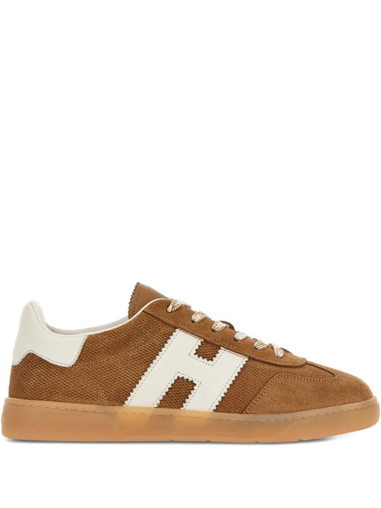 Hogan Cool Suede Sneakers With Oblique Monogram