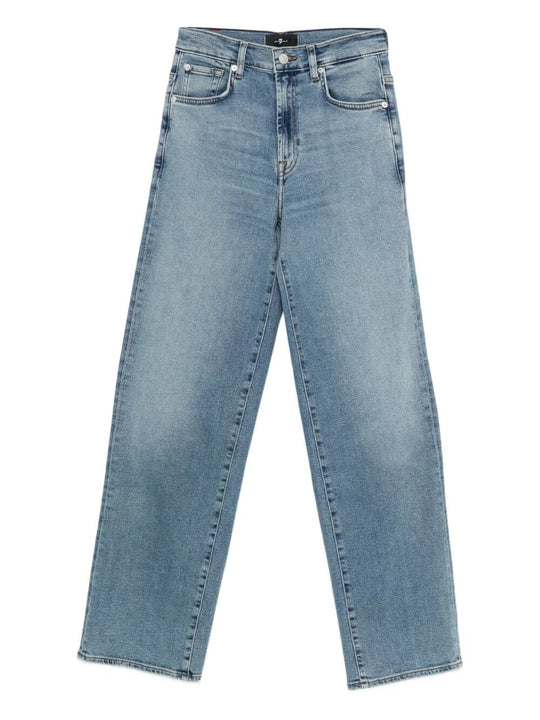 Stovepipe Oceanstone Straight-Leg Jeans