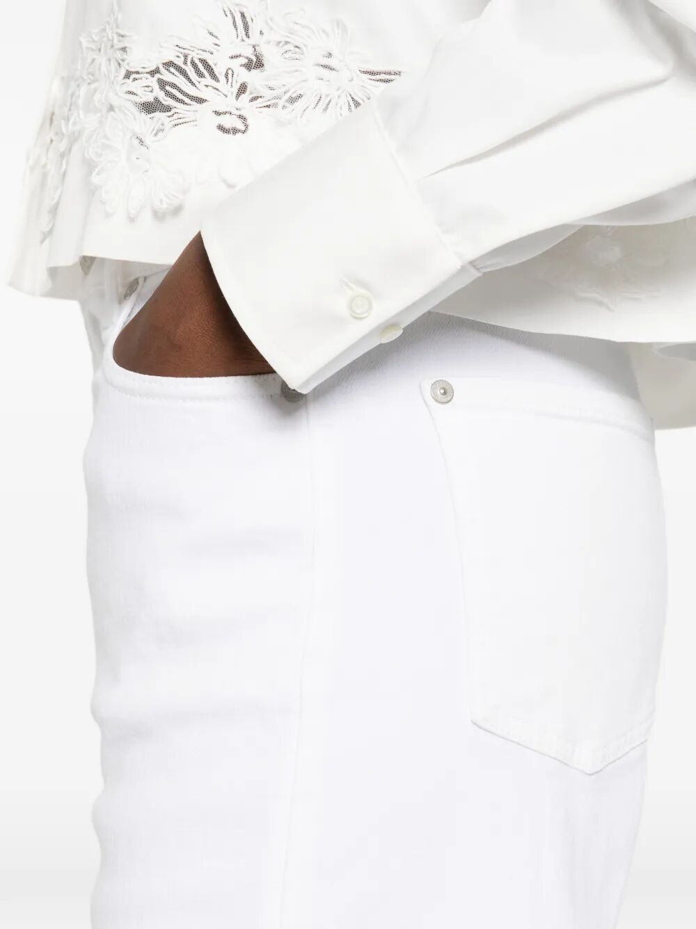 7 For All Mankind Straight leg - White | 5ff2ace0f941544e314376c7211196b5abd124f1