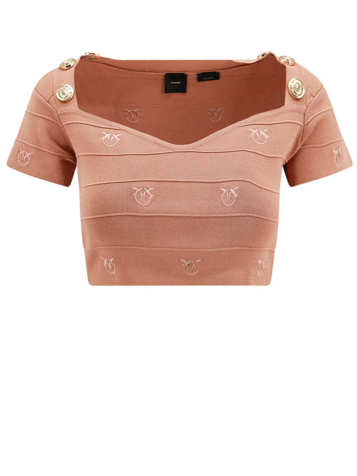 Pinko T-shirts and Polos - Light and natural | 5b8c7bba5a37f01cb15cbe0b1ea0eeb9a5dfd22a