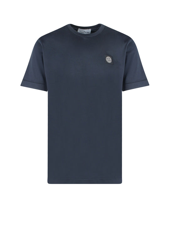 Cotton T-Shirt With Frontal Logo Patch