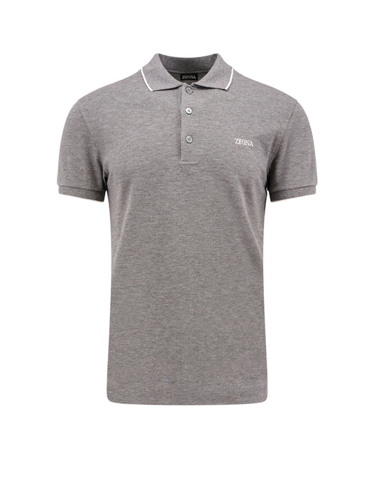 Cotton Polo Shirt With Logo