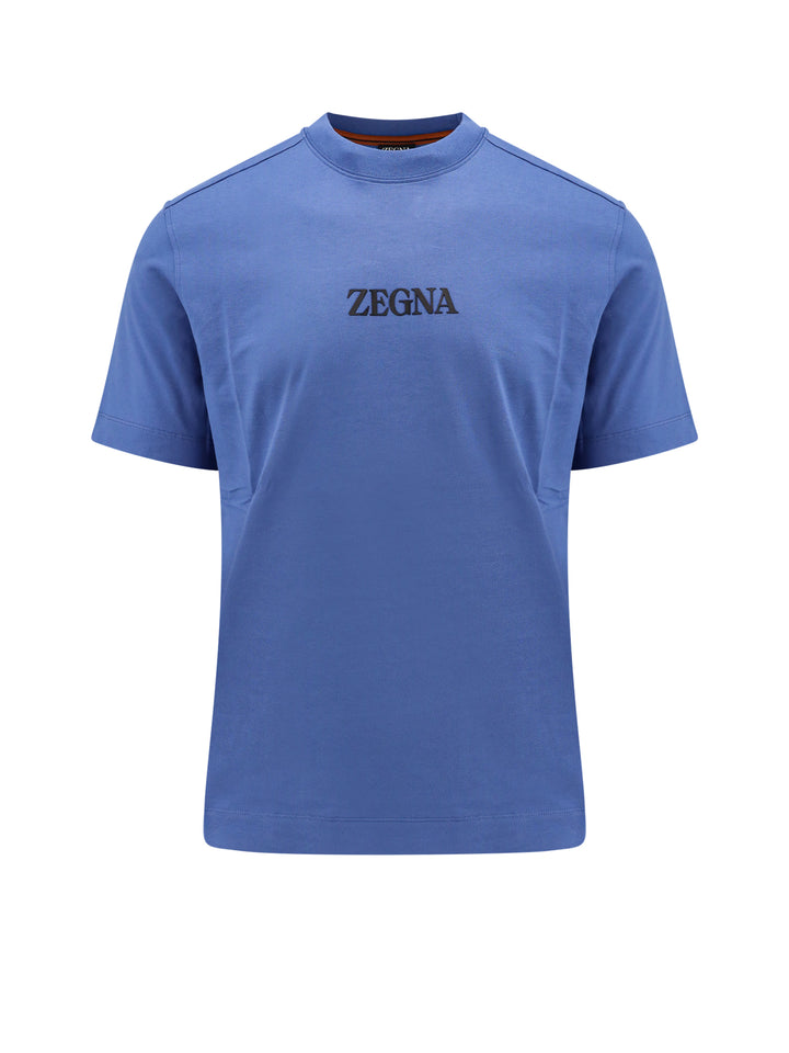 Zegna T-shirts and Polos - Blue and green | 72ac9ac853da7c1f51ae61e003d2026fd15f49a7