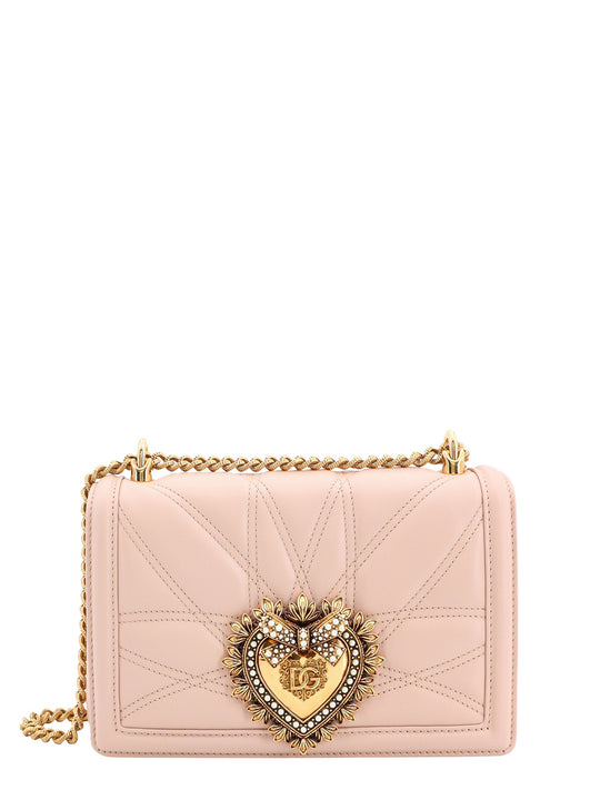 Matelassé Leather Shoulder Bag With Iconic Jewel Detail