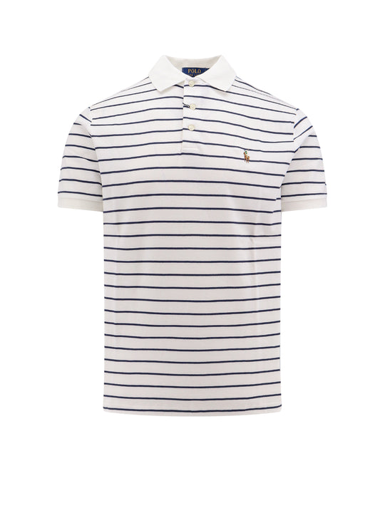Striped Cotton Polo Shirt