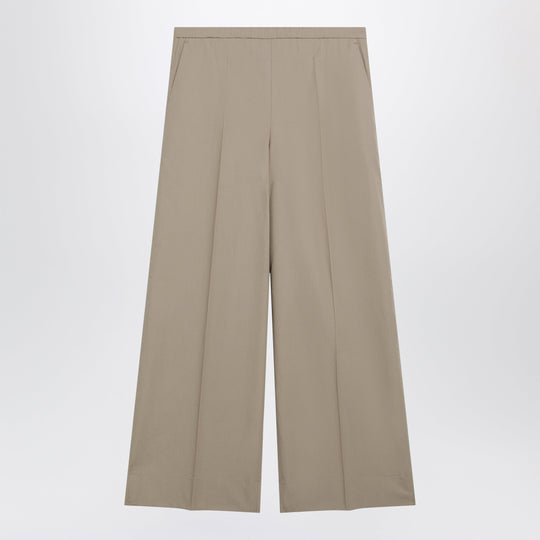 Beige Cotton Trousers