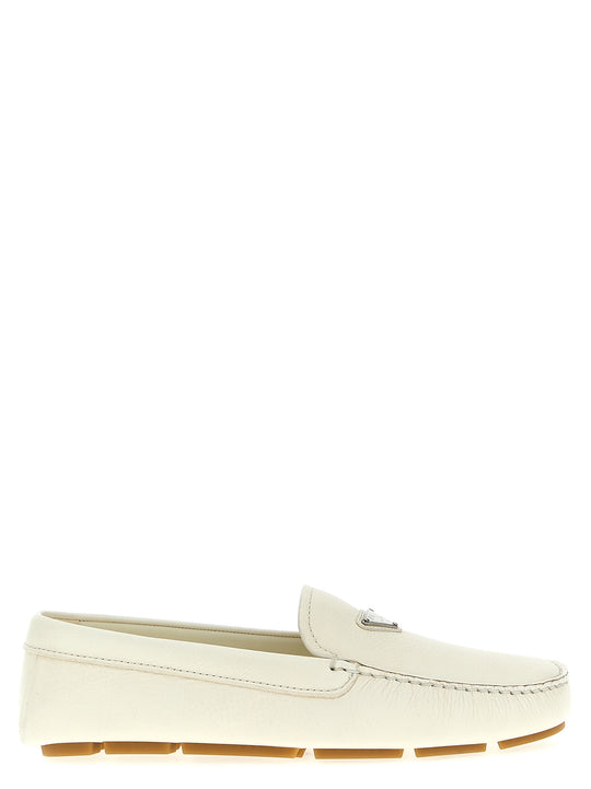 Driver Loafers White