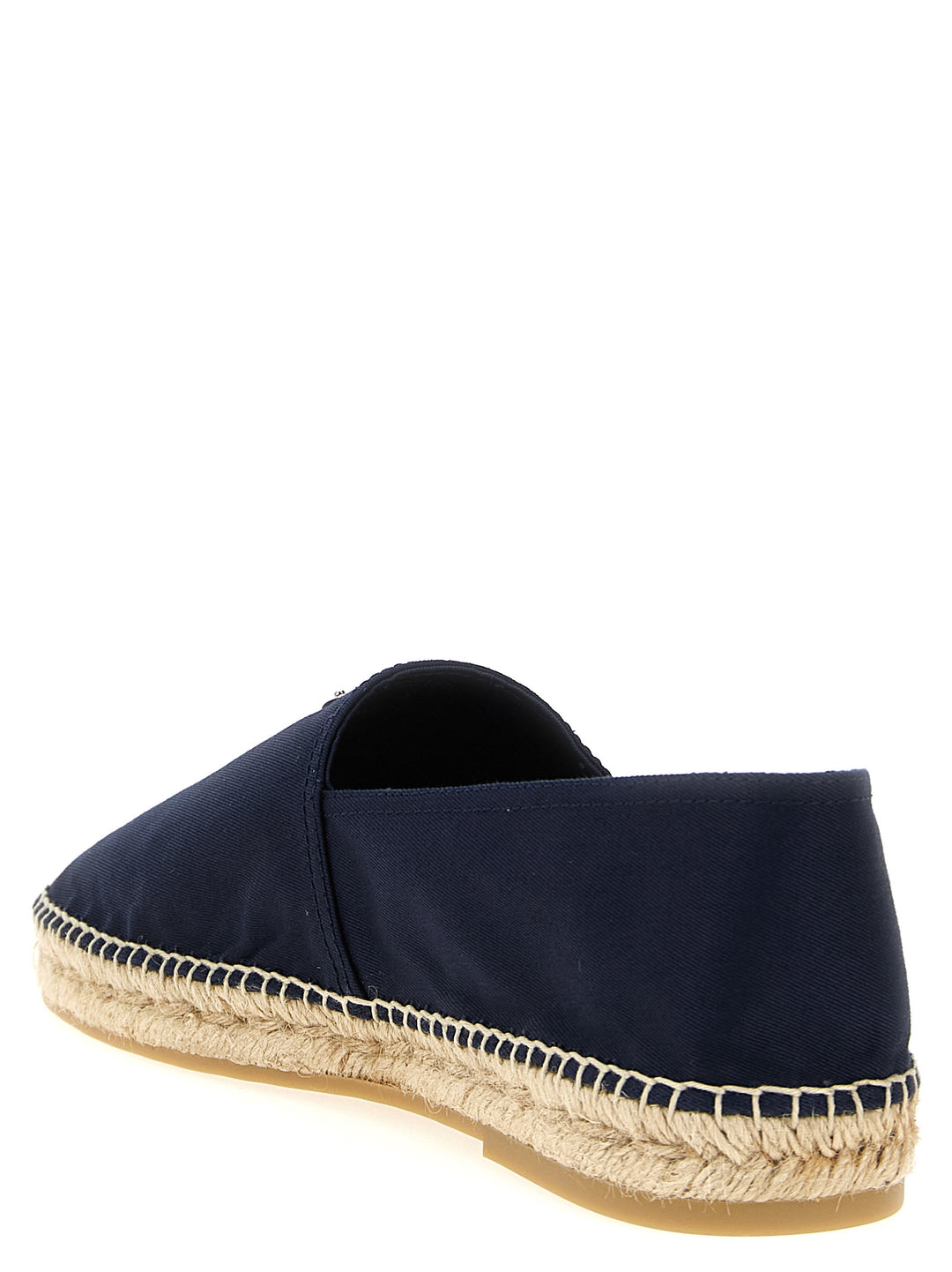 Prada Logo Tringolo Espadrilles Flat shoes - Blue | a4b1c0c49bd41f4d33535d4bd6eb05f5ab78b598