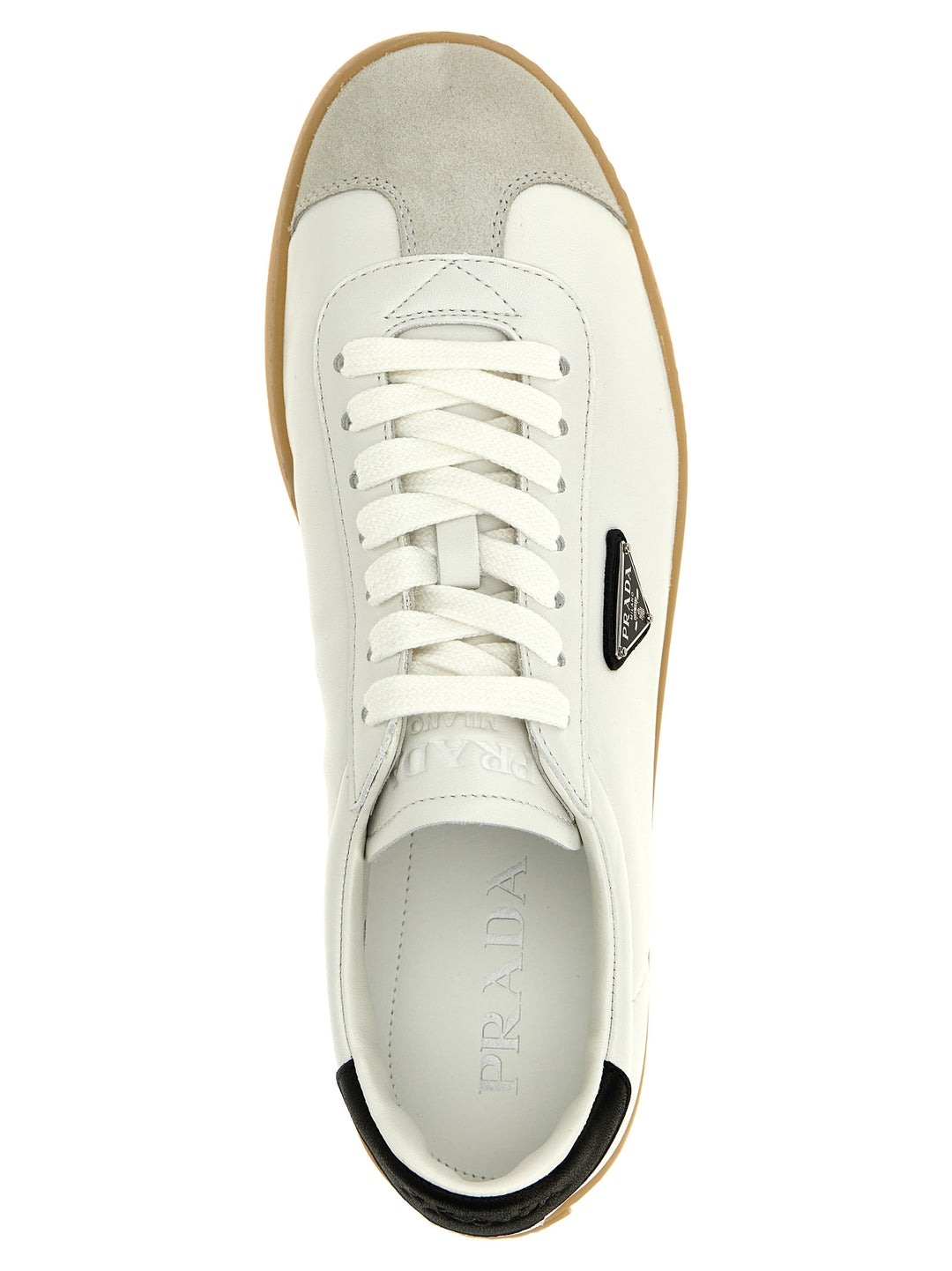 Prada Lane Sneakers - White/Black | 68e2de006386b308effd7c6810a7aafecf5919f3