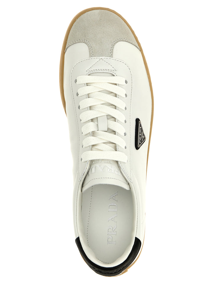 Prada Lane Sneakers - White/Black | 68e2de006386b308effd7c6810a7aafecf5919f3