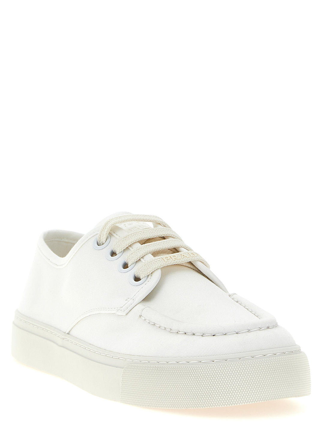 Prada Cotton Sneakers - White | f70fc2d54aeb5d12d86f046d3decaf80b87b57e7