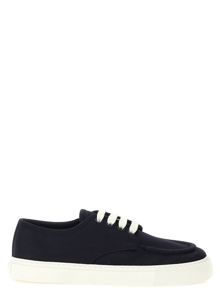 Prada Cotton Sneakers - Blue | 030e57c5c09cdb8b389e00f653ab8dc7439e0370