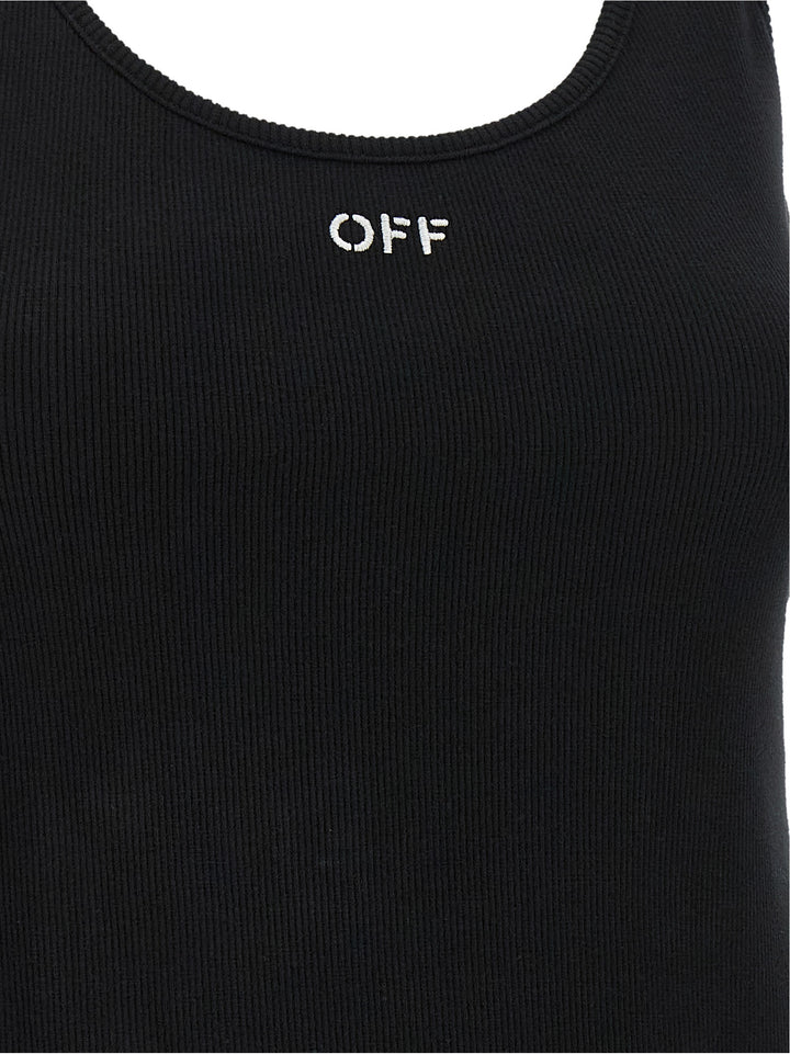 Off-White Off Stamp Tops - Black | 41e1872c4b951bb0e6e6b07b3262d4f3efc9c120
