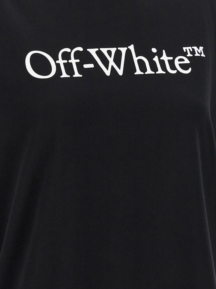 Off-White Big Logo Bookish T-shirt - Black | 9e214f50ea8c28c3f2610ea99e0eec870cad934f