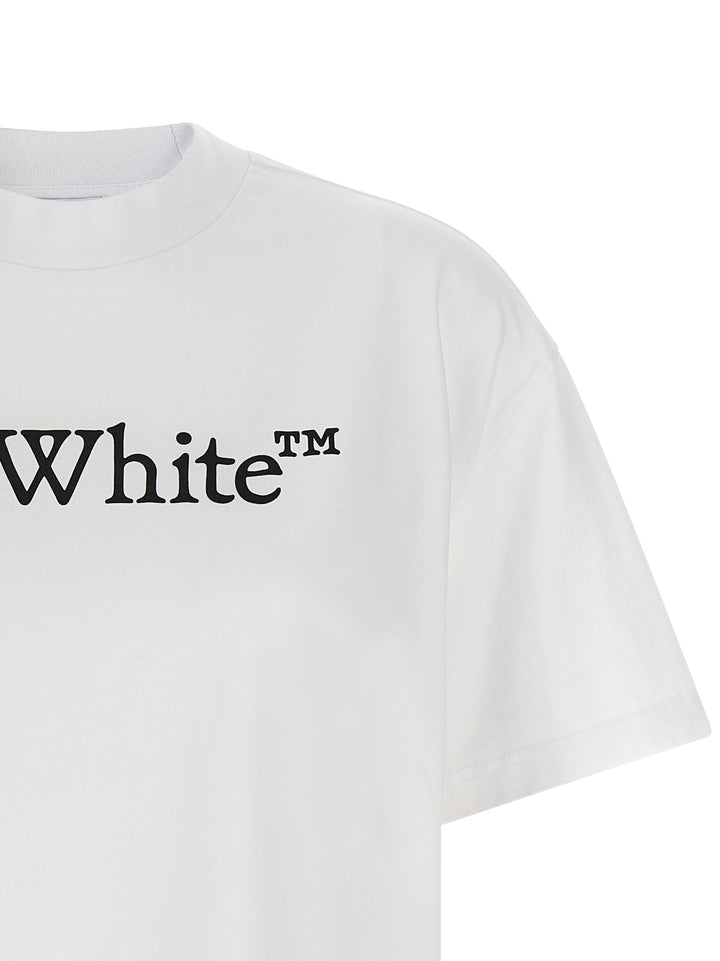 Off-White Big Logo Bookish T-shirt - White | 235f1b55a8fcc0dd07e342f1ab1aadfd7335cc2c