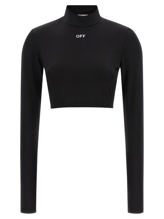 Off Stamp Tops Black
