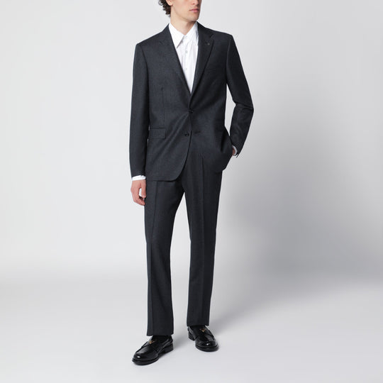 Black Wool Trousers
