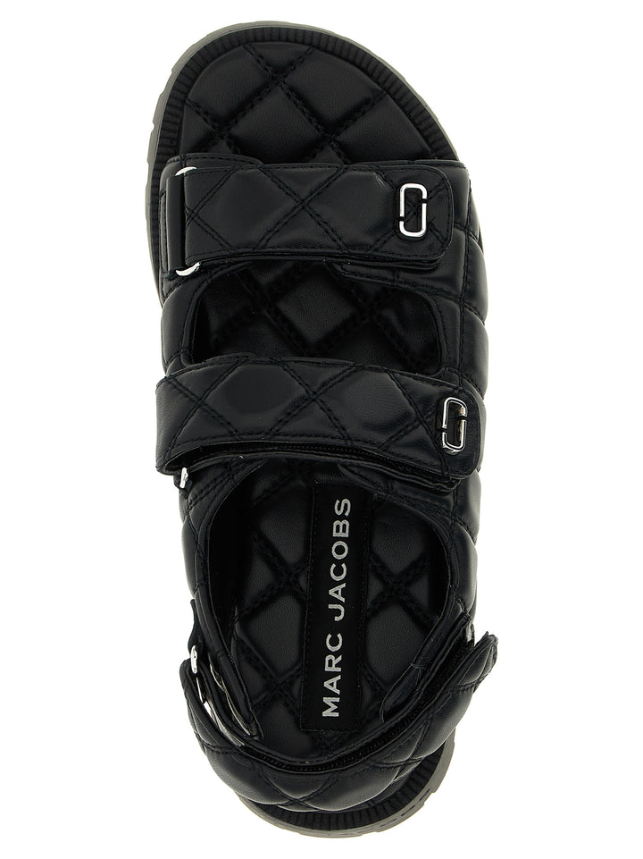 Marc Jacobs The Quilted Sunny Sandals - Black | c5fbab5bc01cc1b4ccacb913a21bb8b6ad1d66dc