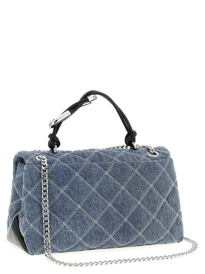 Marc Jacobs The Quilted Denim Dual Shoulder Bags - Blue | 1cf6532058d017a428f414c729aa0c7a69647e75