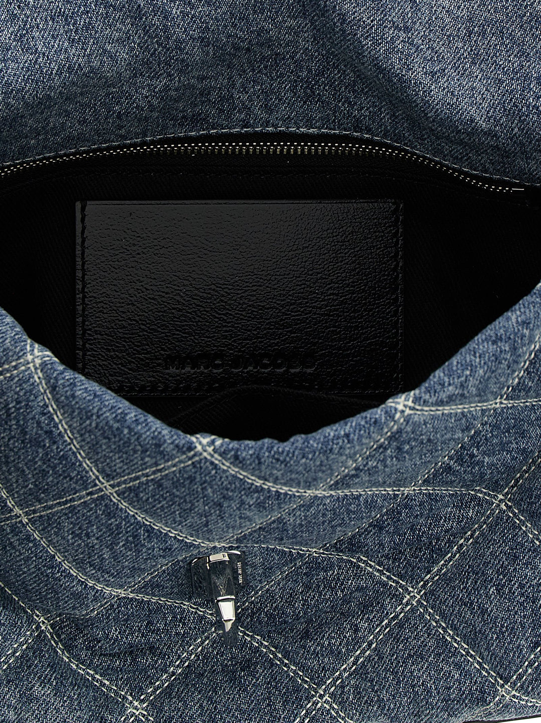 Marc Jacobs The Quilted Denim Dual Shoulder Bags - Blue | 57f335ad5505aa290df3413aede937a9bf7e5b7b