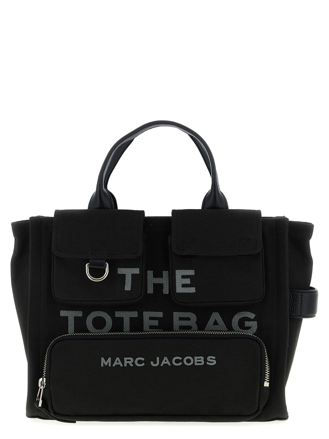 Marc Jacobs The Cargo Canvas Medium Tote Hand Bags - Black | a091ed3dea88a787f1bd1c670b31608ba5d6ff55