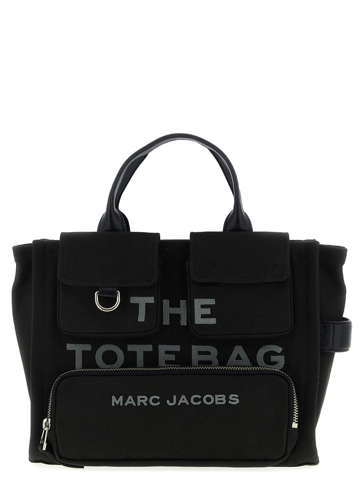 Marc Jacobs The Cargo Canvas Medium Tote Hand Bags - Black | a091ed3dea88a787f1bd1c670b31608ba5d6ff55