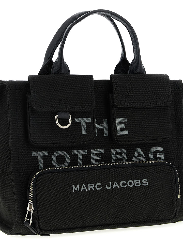 Marc Jacobs The Cargo Canvas Medium Tote Hand Bags - Black | 53c47016e75a2500700680813eb69e83a8cfe908