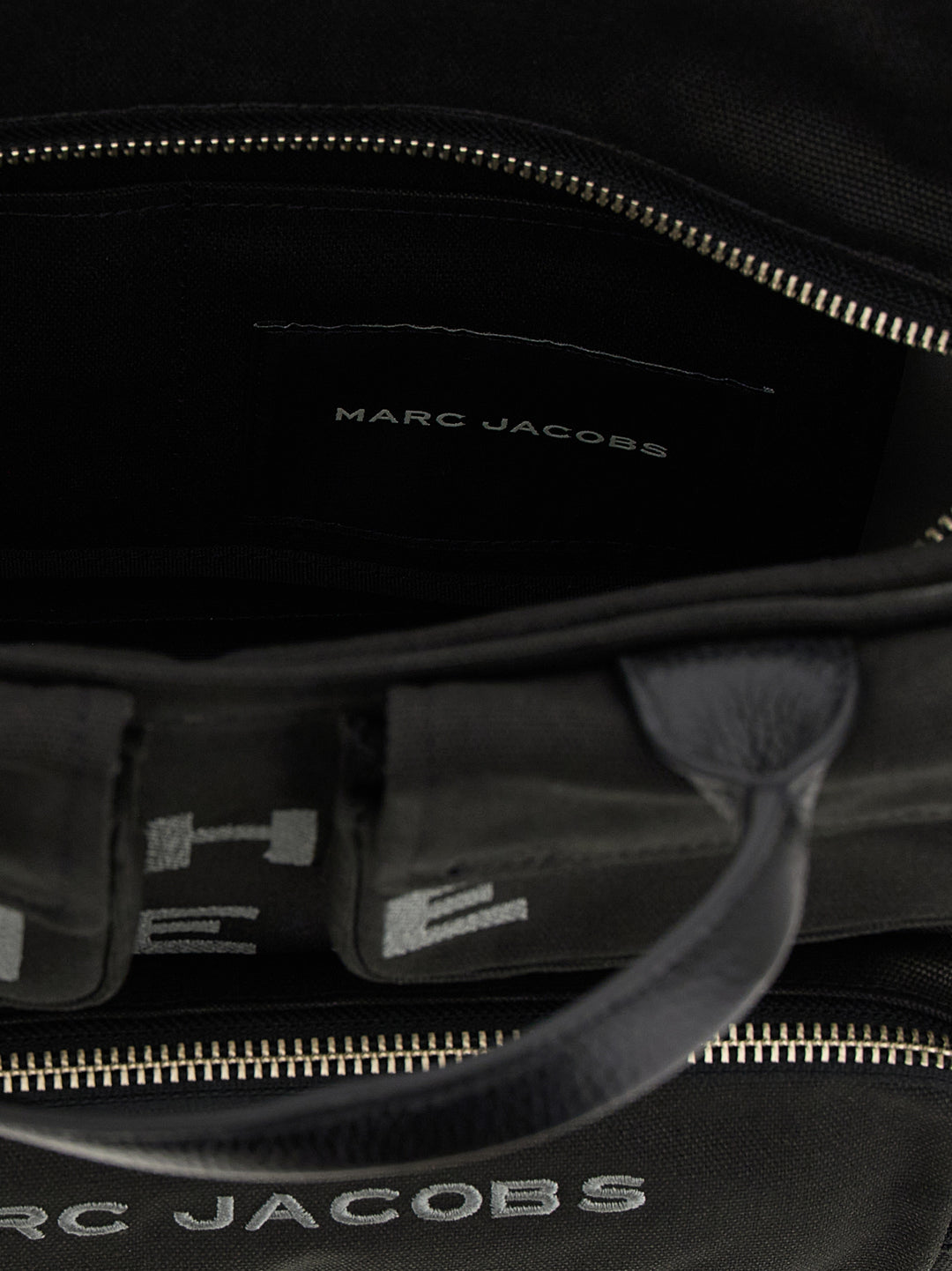 Marc Jacobs The Cargo Canvas Medium Tote Hand Bags - Black | da8ba2cf6a78d4a08c79f6e5f156d84f7cfb3ab4