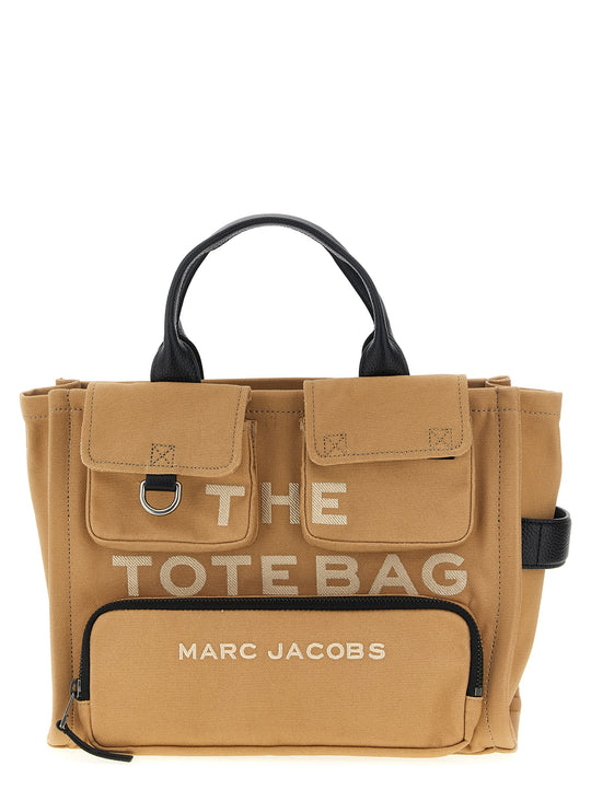 The Cargo Canvas Medium Tote Hand Bags Brown
