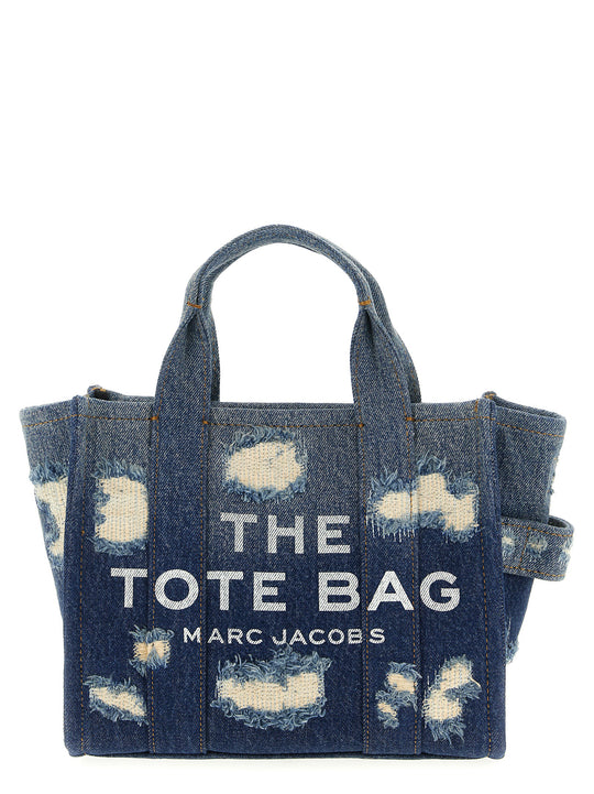 The Rip And Repair Denim Small Tote Tote Bag Blue