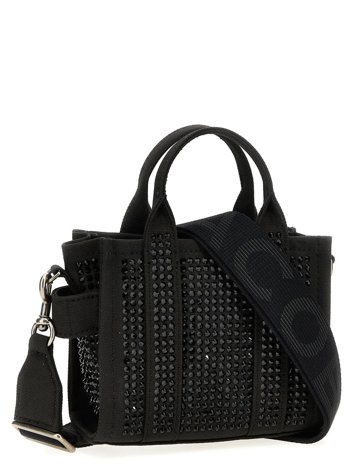 Marc Jacobs The Crystal Canvas Crossbody Tote Crossbody Bags - Black | 7227bd2a9fed44044fc54fb3555c0ce7110d19d6
