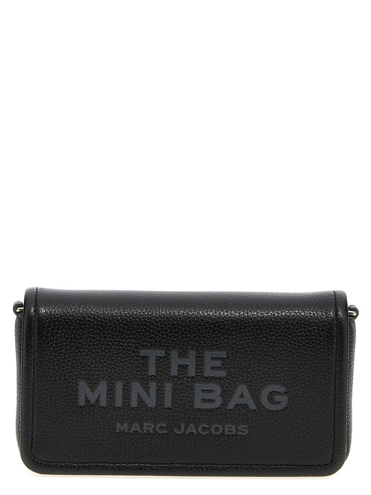 The Leather Mini Bag Crossbody Bags Black