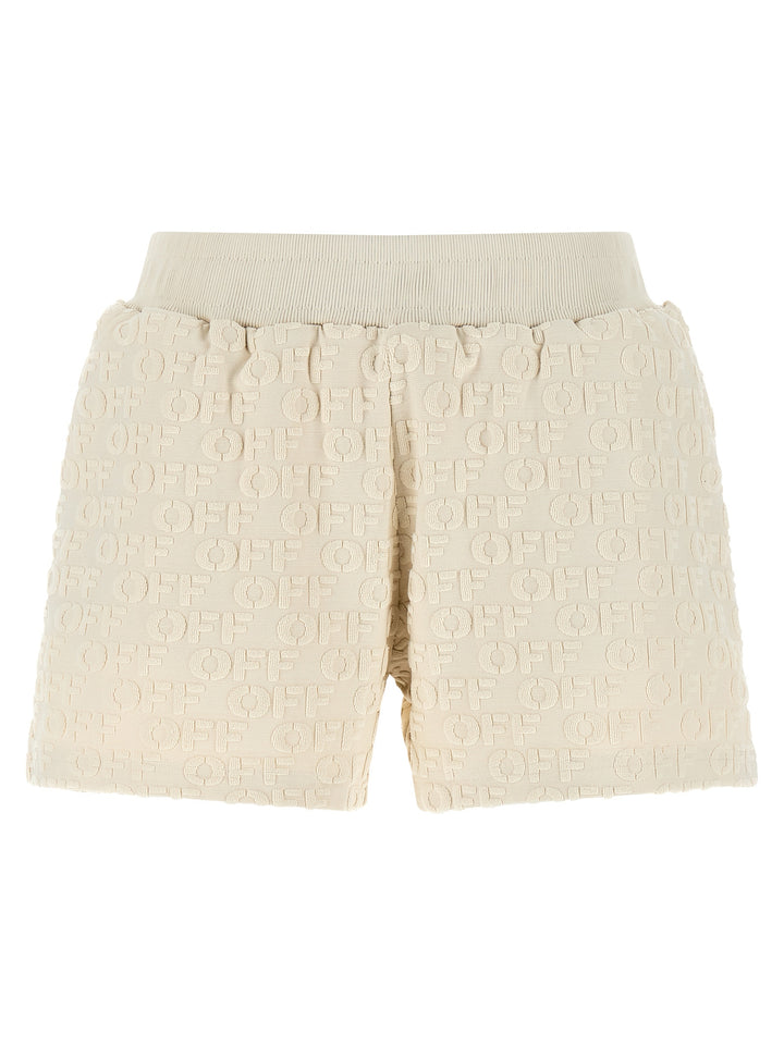 Off-White Terry Bermuda and Short - Beige | 88d1f12fc7fb0c95a207670d6c4637a0ff34fda8