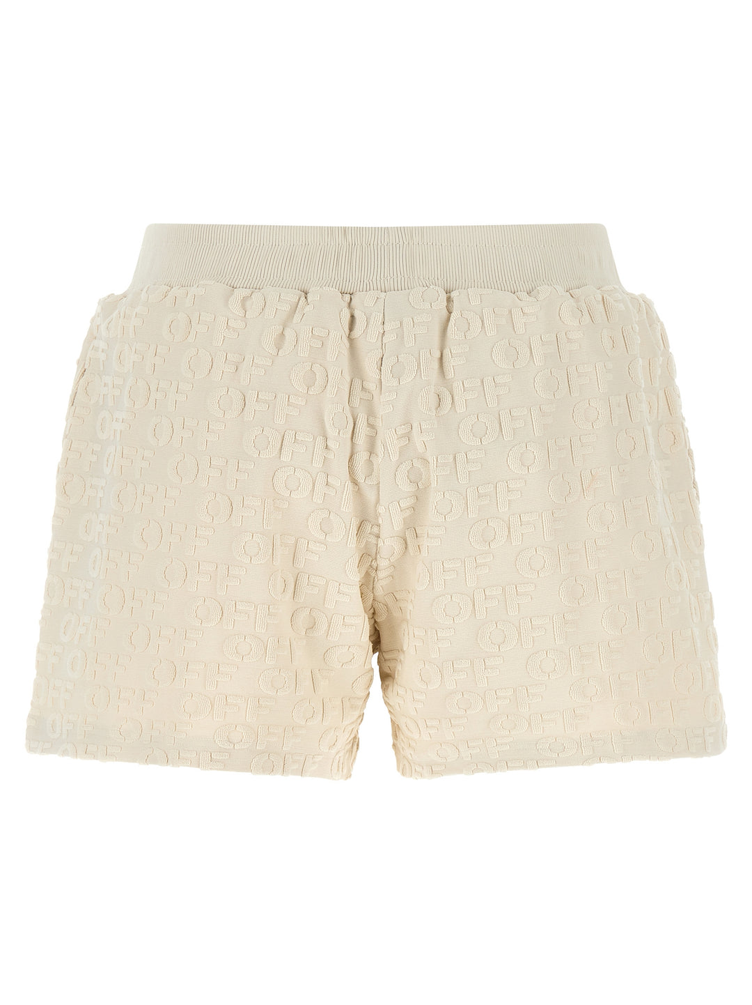 Off-White Terry Bermuda and Short - Beige | 9caea86dcbb3da6dae852a803dad7fe1cccb555a