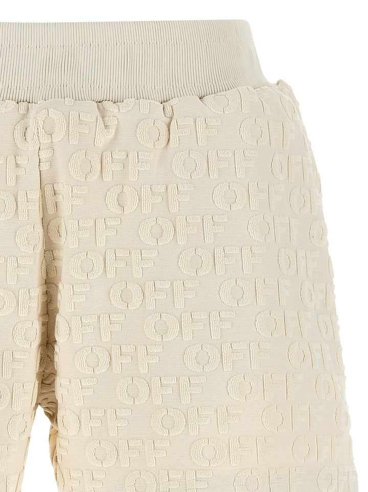 Off-White Terry Bermuda and Short - Beige | 7f4727aa6002fc75cbf42b2dfb5da27dd2200c62