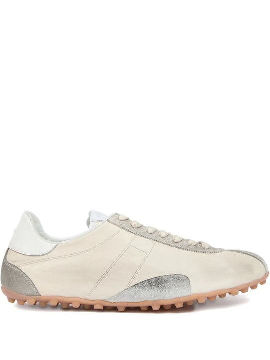 Sprinters Vintage Finish Suede And Leather Sneakers