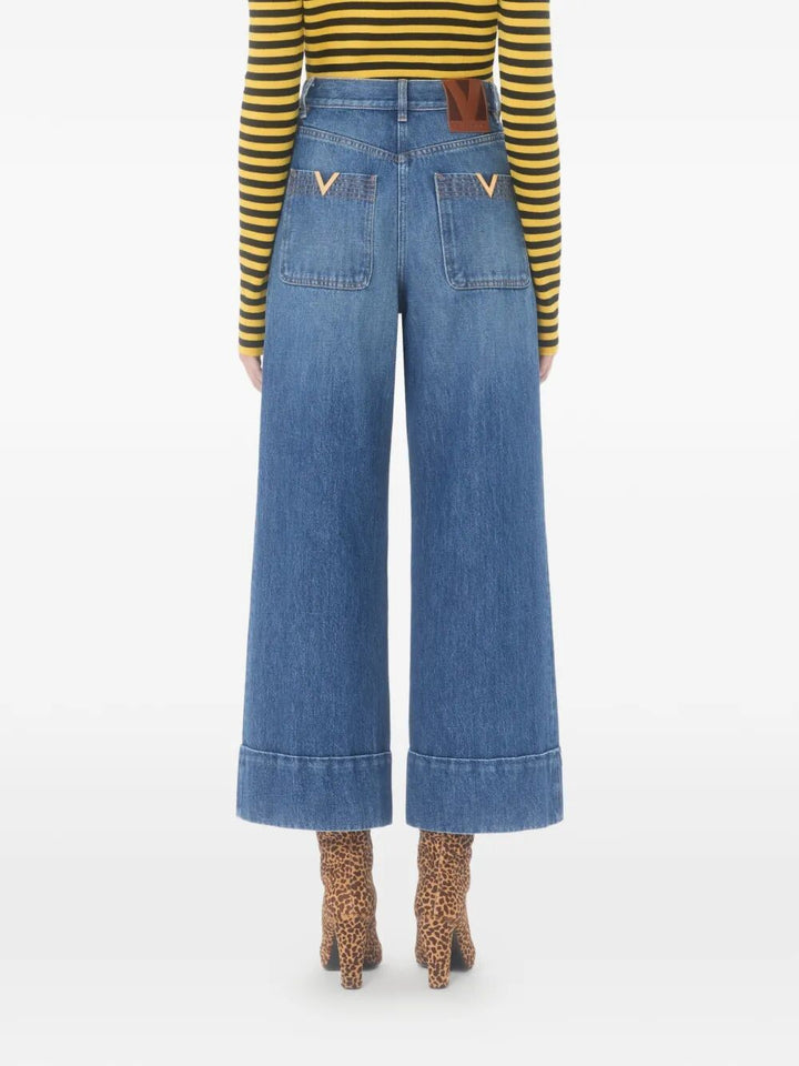 Valentino Garavani Wide leg - Blue | 9a92a588dcbc1d5398c9e680bb13d559573c93ef