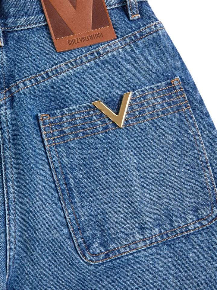 Valentino Garavani Wide leg - Blue | f2d7c493dbb8a0b586bfb5be5e18f0fe04d721ca