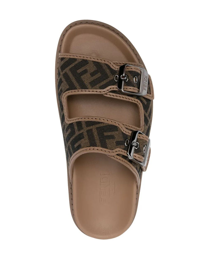Fendi Sandals - Brown | 87c6be6d70c6b9a3f6a304c32395700b23b642da